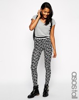 Thumbnail for your product : ASOS TALL Floral Printed Leggings With Elastic Waistband