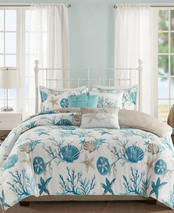 Madison Home USA Pebble Beach 6-Pc. Duvet Cover Set Full/Queen