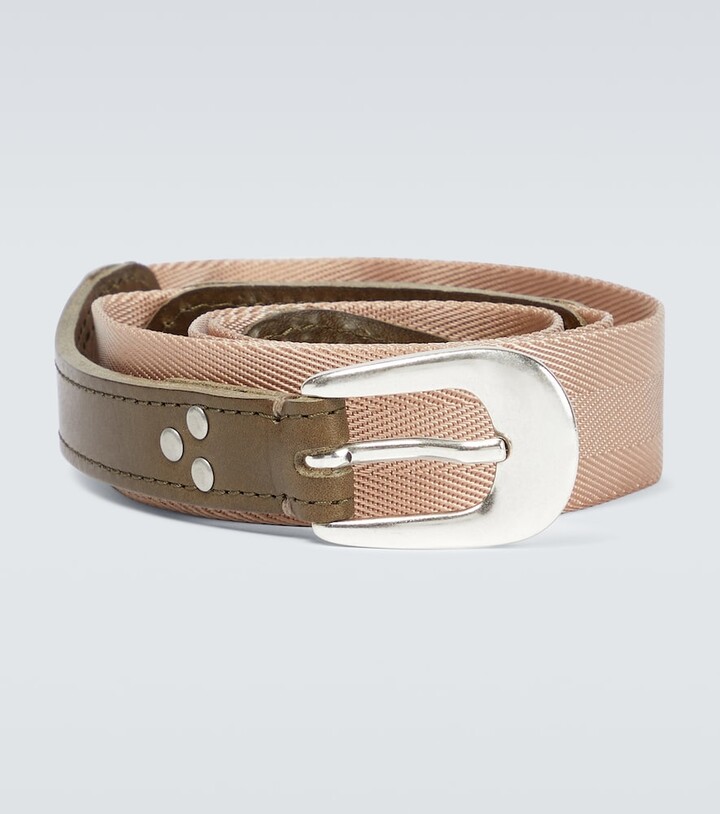 Mens Olive Leather Belt | Shop the world's largest collection of 
