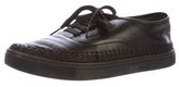 Thumbnail for your product : Alexander Wang Leather Low-Top Sneakers