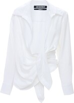 Thumbnail for your product : Jacquemus La Chemise Bahia knotted shirt