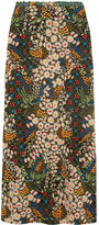 Thumbnail for your product : Valentino Cotton-blend guipure lace maxi skirt