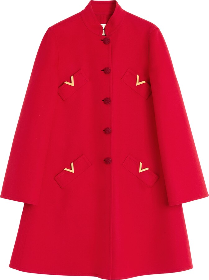 Valentino Wool-Cashmere Coat