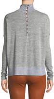 Thumbnail for your product : Rag & Bone Bowery Dropped-Shoulder Button-Back Turtleneck Sweater
