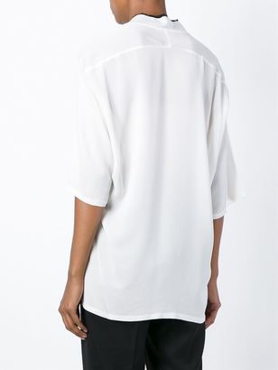 3.1 Phillip Lim frayed edge blouse