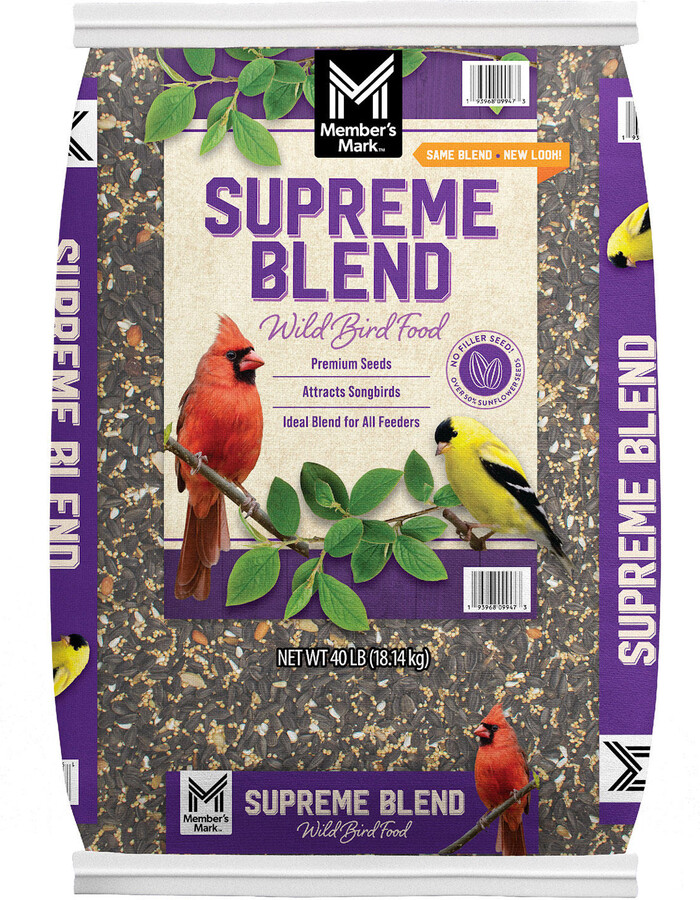 Member's Mark Supreme Blend Wild Bird Food, 40 lbs.
