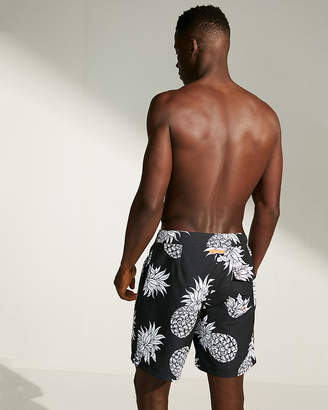 Express Pineapple Print Board Shorts