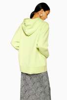 Thumbnail for your product : Topshop Neon Relaxed Hoodie