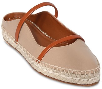 Malone Souliers 20mm Sienna Leather Espadrilles