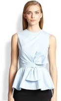 Thumbnail for your product : Prabal Gurung Bow Drape-Front Blouse