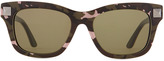 Thumbnail for your product : Valentino Camo Resin Sunglasses with Rockstud Temple, Poudre (Powder Pink)