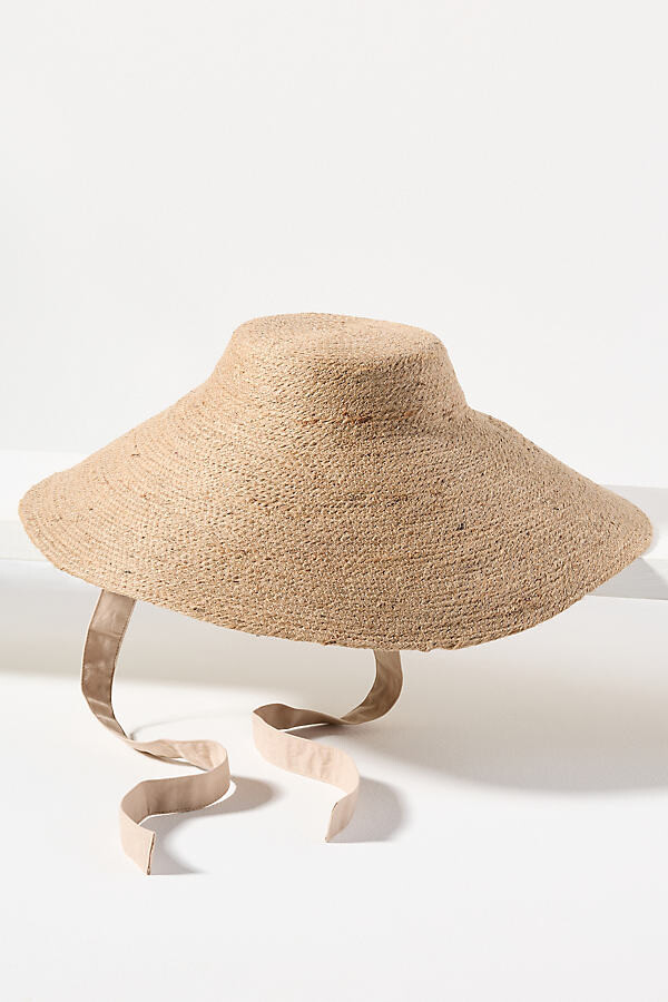 Brunna.Co Reign Jute Straw Bucket Hat