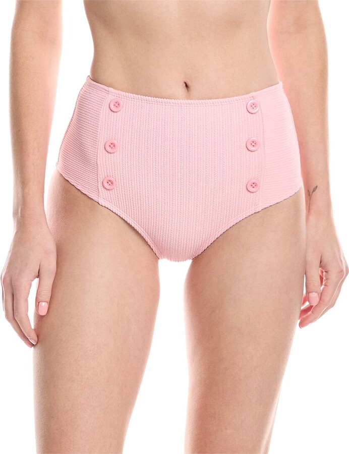 Shoshanna High-Waist Bikini Bottom