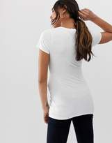 Thumbnail for your product : New Look Maternity nursing tee in white