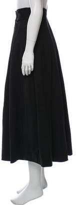 Tibi Pleated Midi Skirt