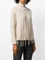 Thumbnail for your product : Fabiana Filippi seams knitted sweater