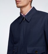 Thumbnail for your product : Lardini Zipped cotton-blend jacket