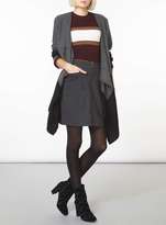 Thumbnail for your product : Dorothy Perkins Black Dogstooth Zip A-Line Skirt