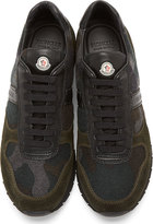 Thumbnail for your product : Moncler Green Camo Sneakers