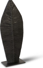 Phillips Collection Carved Leaf on Stand Sculpture