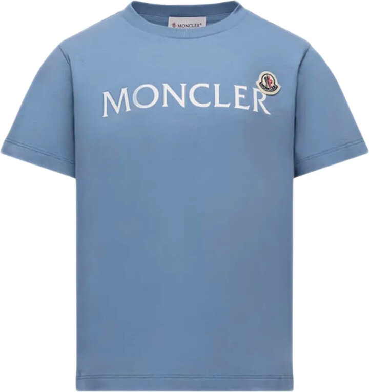 Moncler Enfant logo-patch cotton T-shirt