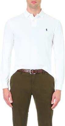 Polo Ralph Lauren Custom-fit cotton-piquÃ© polo shirt