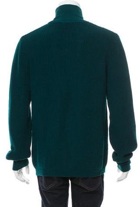 Emporio Armani Rib Knit Turtleneck Sweater