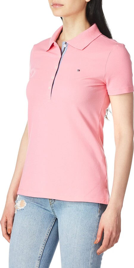 Standard and Plus Size Tommy Hilfiger Womens Classic Short Sleeve Polo 