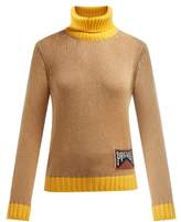 Thumbnail for your product : Prada Roll-neck Cashmere-blend Sweater - Womens - Camel
