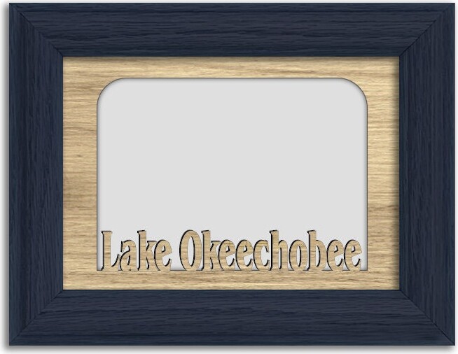 Etsy Lake Okeechobee | Florida Hometown City Picture Frame Vacation, Travel, Family, Anniversary Gift Tabletop For Photo