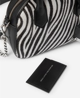 Thumbnail for your product : The Kooples Irina zebra-print medium-size bag