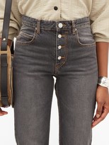 Thumbnail for your product : Etoile Isabel Marant Garance Raw-hem Cropped Jeans - Black