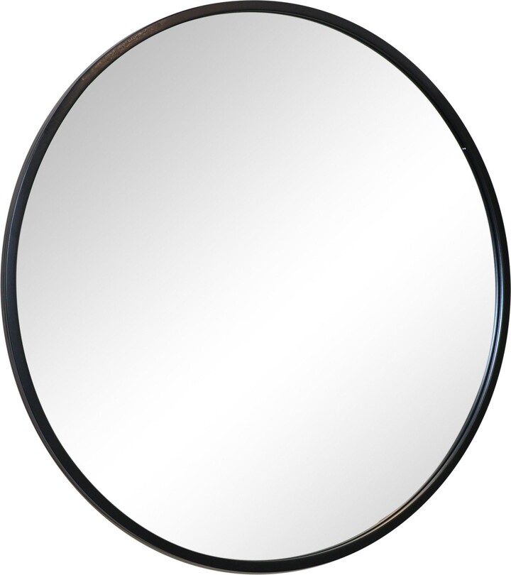 Melody Maison Round Black Wall Mirror 80cm X 80cm ShopStyle