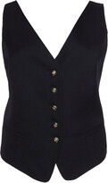 Thumbnail for your product : Etro Women's Crepe Crossover-Back Vest - Navy - Moda Operandi