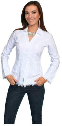 Scully Women's PSL-60 - White Western Clothing