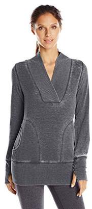 Andrew Marc Women's Distress Fleece Tunic with Thermal