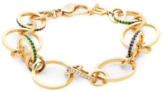 Temple St. Clair Women's 18K Yellow Gold Diamond and Gemstone Celestial Bracelet