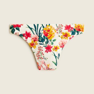 J.Crew High-leg high-waisted bikini bottom in vintage floral