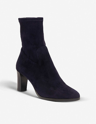 LK Bennett Kayla stretch-suede ankle boots