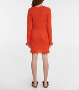 Thumbnail for your product : J.W.Anderson Open-knit cotton minidress