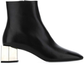 Off-White Square-Heel Ankle Boots