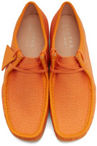 Thumbnail for your product : Clarks Originals Orange Canvas Wallabee Moccasins