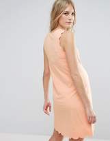 Thumbnail for your product : ASOS Maternity PETITE Shift Dress With Scallop Detail