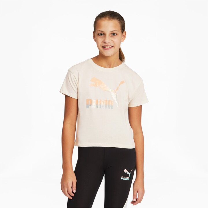Puma T Shirt Girl | Shop the world's largest collection of fashion |  ShopStyle