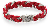 Thumbnail for your product : John Hardy Leather and Silver Braided Bracelet