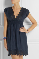 Thumbnail for your product : Heidi Klein Vernazza broderie anglaise linen dress
