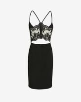 Thumbnail for your product : Mason by Michelle Mason Lace Back Spaghetti Strap Dress