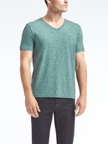 Thumbnail for your product : Banana Republic Soft-Wash Heathered Vee