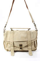 Thumbnail for your product : Proenza Schouler Tan Brown Suede Gold Tone Adjustable Crossbody Strap Handbag