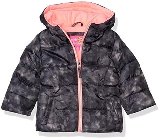 pink platinum puffer jacket